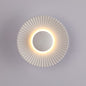 Sun Ray Metal LED Wall Lamp – White