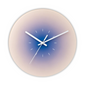 Sunset Gradient Glass Wall Clock – Purple