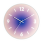 Sunset Gradient Glass Wall Clock – Purple