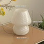 Swirled Glass Mushroom Lamp – detail view
