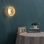 Textured Glass Disc LED Wall Lamp