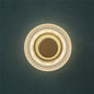Textured Glass Disc LED Wall Lamp