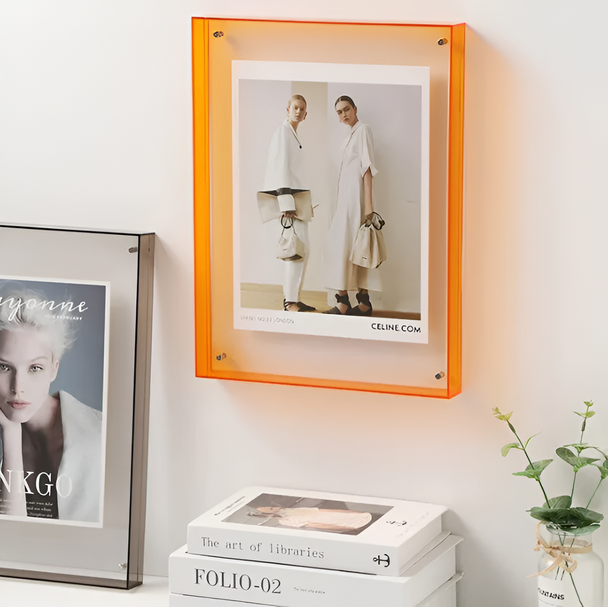 Coloured Acrylic Photo Frame