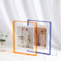 Coloured Acrylic Photo Frame – close-up