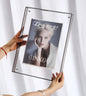 Coloured Acrylic Photo Frame – alternative angle