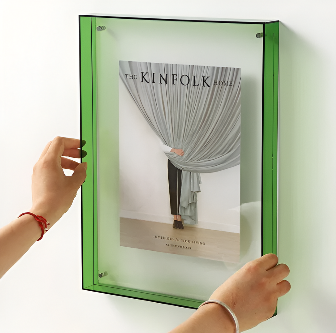 Coloured Acrylic Photo Frame – lifestyle photo