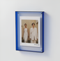 Coloured Acrylic Photo Frame in Blue