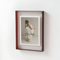 Coloured Acrylic Photo Frame in Brown