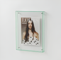 Coloured Acrylic Photo Frame in Light Green