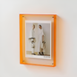 Coloured Acrylic Photo Frame in Orange