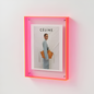 Coloured Acrylic Photo Frame in Pink