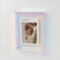 Coloured Acrylic Photo Frame in Rainbow