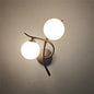 Twin Opal Globe Wall Light