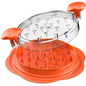 Twist Meat Shredder Tool in Orange