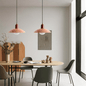 Two-Tone Bauhaus Dome Pendant Light
