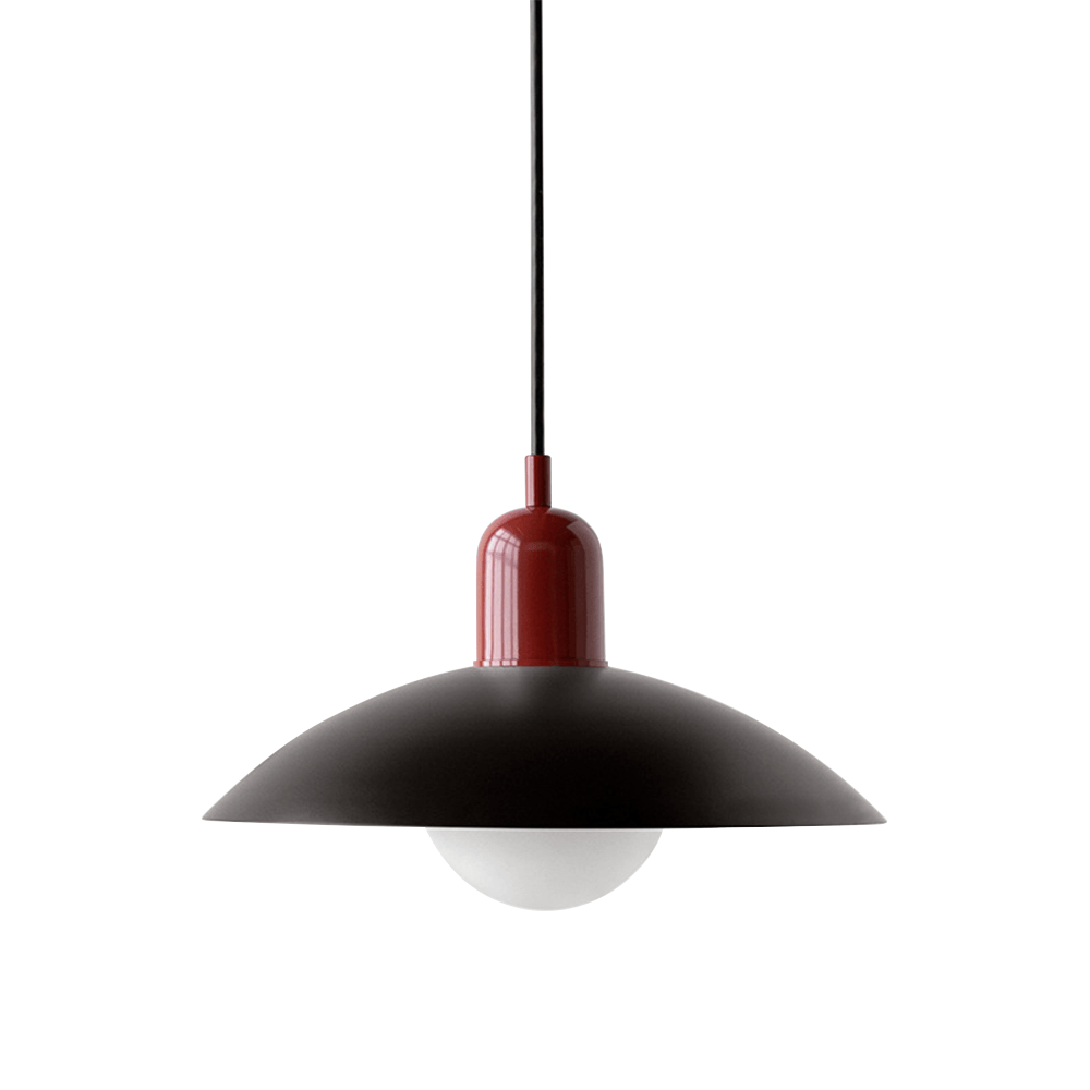 Two-Tone Bauhaus Dome Pendant Light