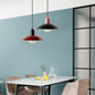 Two-Tone Bauhaus Dome Pendant Light