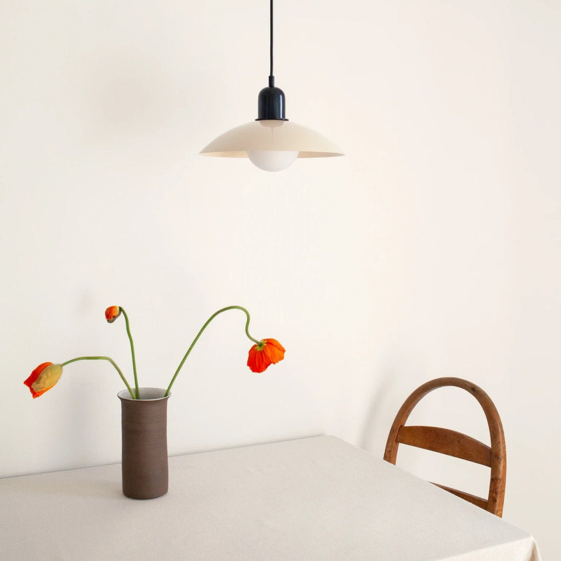 Two-Tone Bauhaus Dome Pendant Light