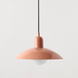 Two-Tone Bauhaus Dome Pendant Light – Pink & Pink