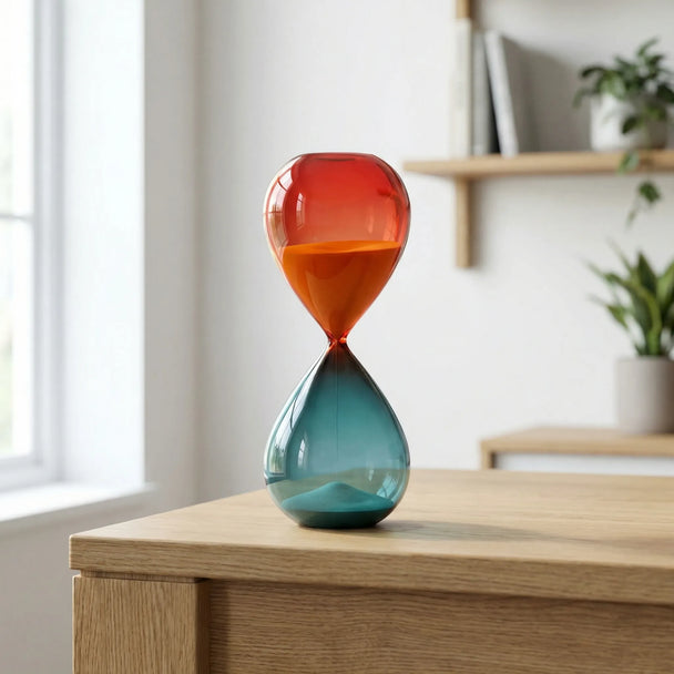 Two-Tone Decorative Hourglass