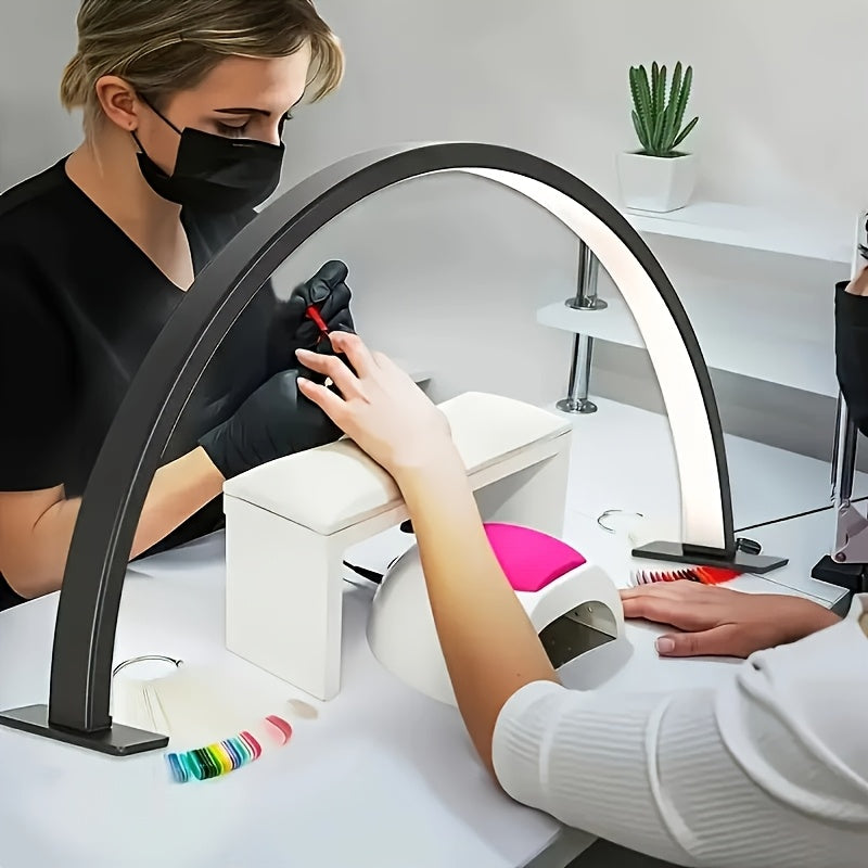 Crescent Arc LED Desk Lamp