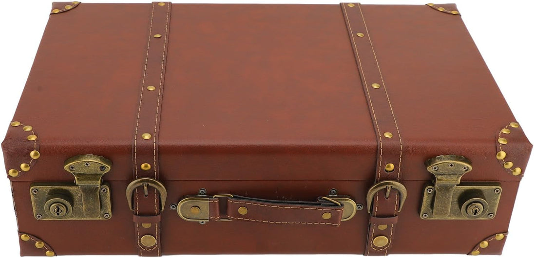 Vintage Leather Overnight Case – in use