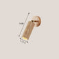 Travertine and Wood Wall Lamp in Natural Wood