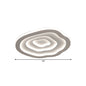 Water Ripple LED Ceiling Light – detail view