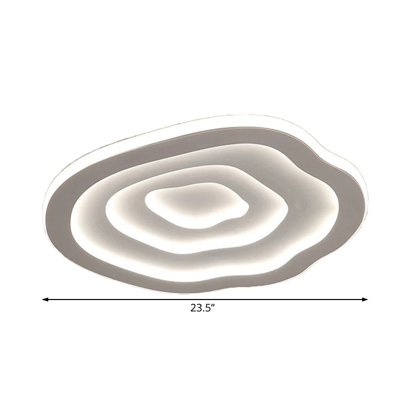 Water Ripple LED Ceiling Light – styled view