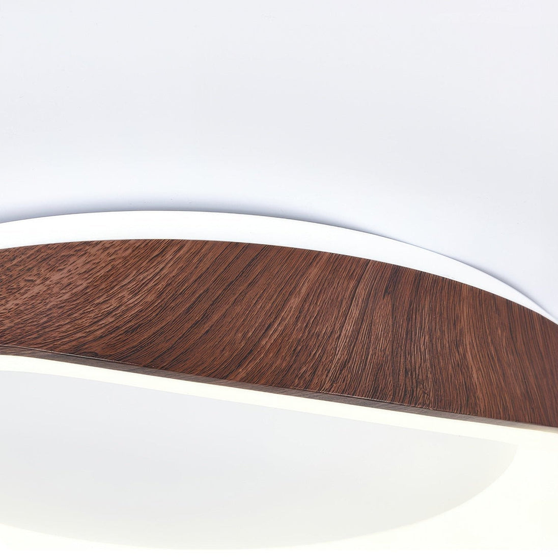 Wood Grain LED Flush Ceiling Light