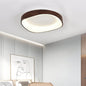 Wood Grain LED Flush Ceiling Light