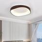 Wood Grain LED Flush Ceiling Light
