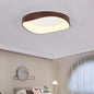 Wood Grain LED Flush Ceiling Light