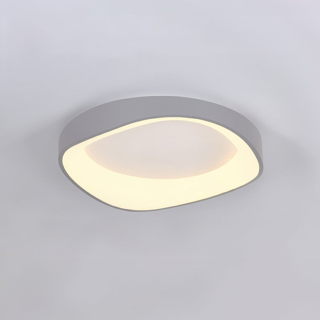 Wood Grain LED Flush Ceiling Light