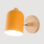 Wooden Base Wall Lamp
