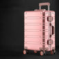 Aluminium-Magnesium Spinner Suitcase in Pink